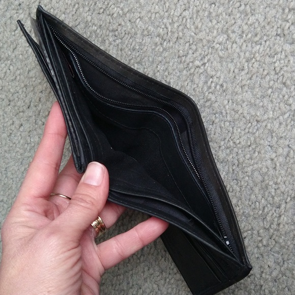 Men's leather wallet - NWOT - Picture 10 of 11